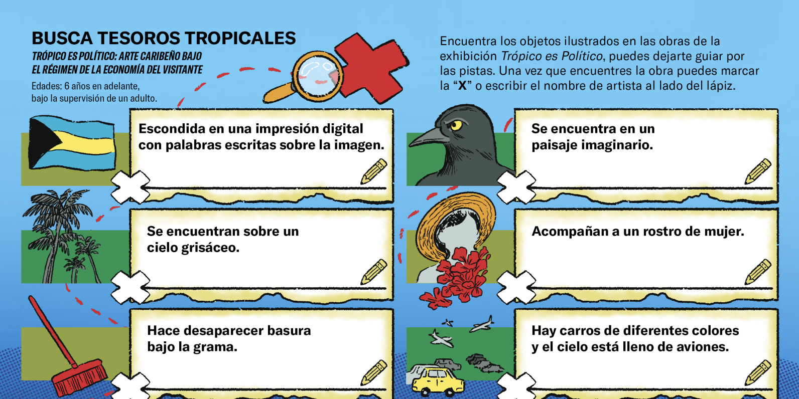 Busca tesoros tropicales